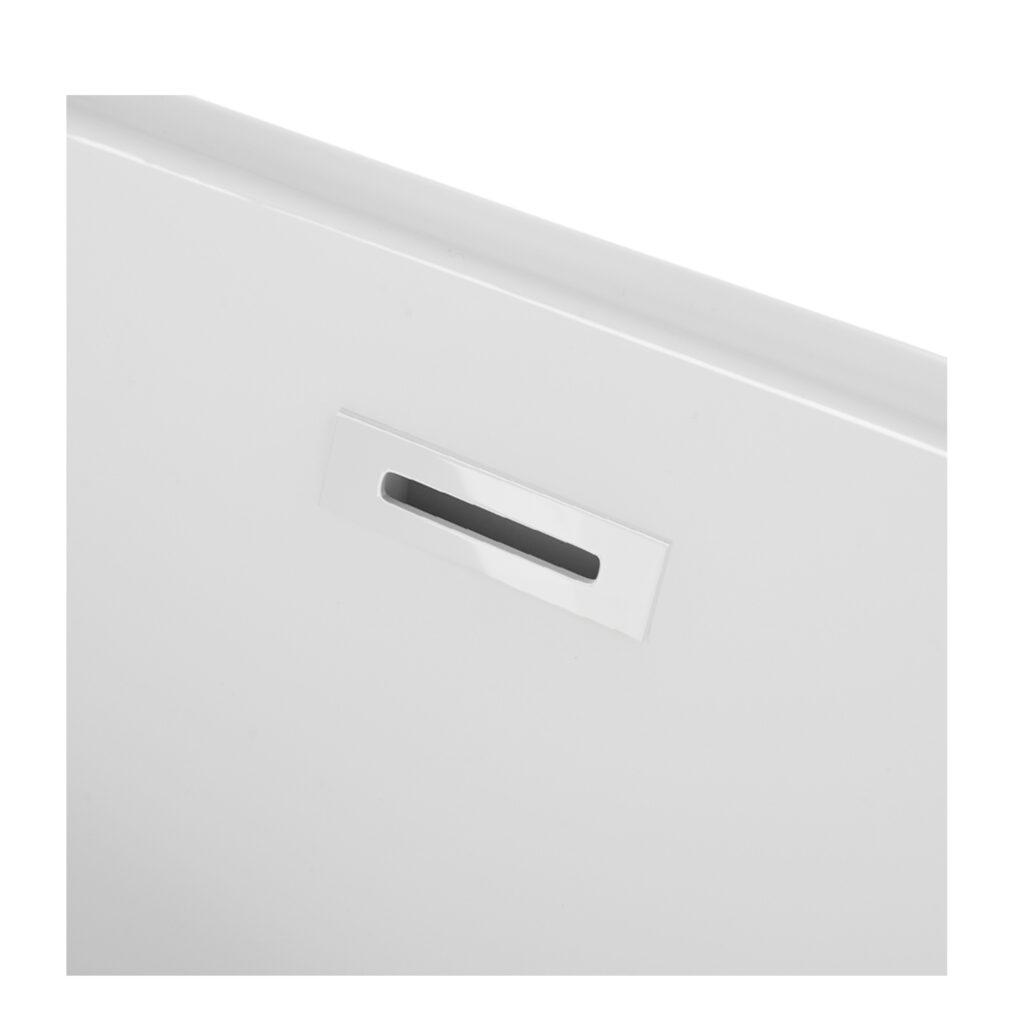 Wanna wolnostojąca narożna lewa AVOLA z pokrywką WHITE – 170 x 80 cm