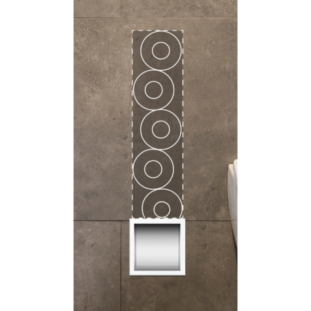 WALL-BOX PAPER-3 White – Magazynek na papier biały