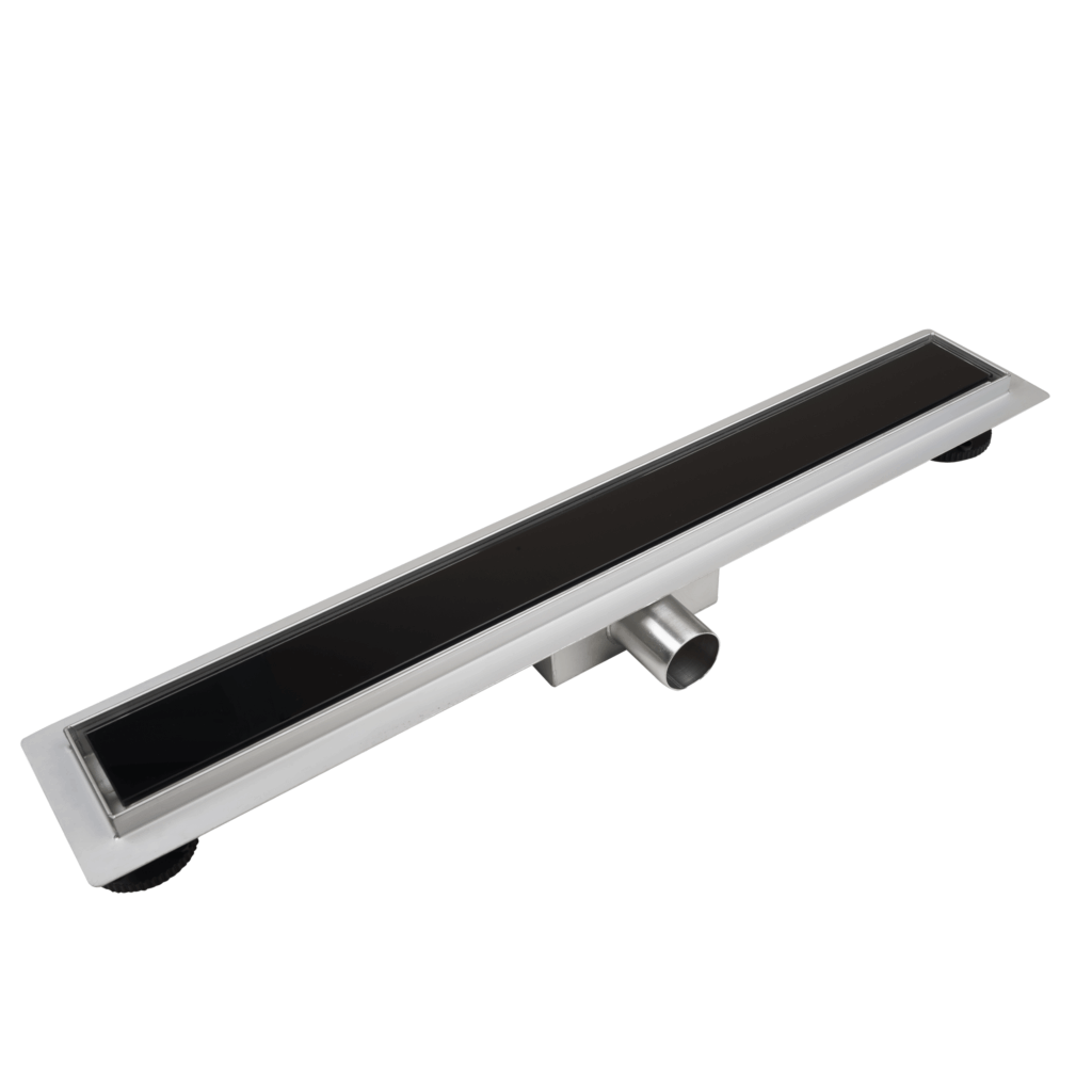 G-Drain Next Odpływ liniowy 100 cm ze szklanym panelem Dark
