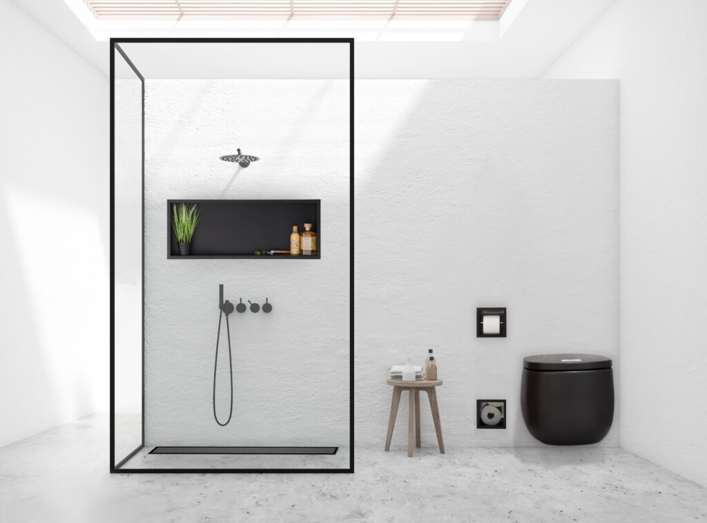 WALL-BOX ONE Black – Półka pojedyncza czarna 90x30x7 cm