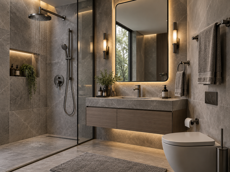 Armatura gun metal w łazience – czy warto? Do czego pasuje i jak ją pielęgnować?