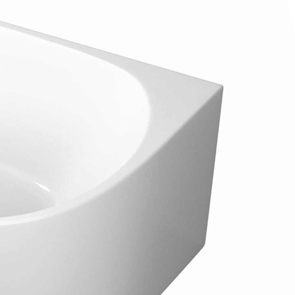 Wanna wolnostojąca narożna prawa AVOLA z pokrywką WHITE – 160 x 80 cm