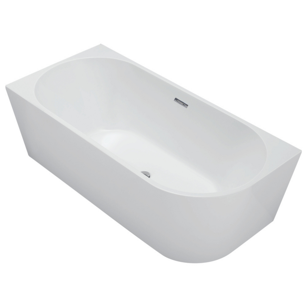 Wanna wolnostojąca narożna lewa AVOLA WHITE – 160 x 80 cm