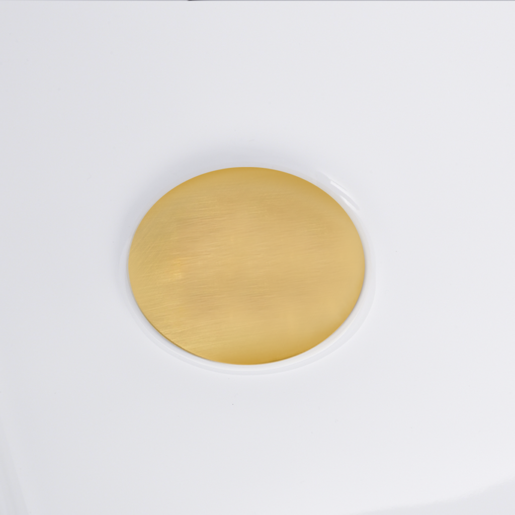 Wanna wolnostojąca przyścienna VIVA z pokrywką GOLD – 150 x 75 cm
