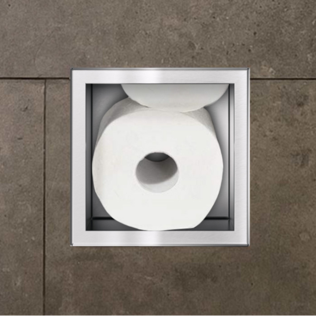 WALL-BOX PAPER 3 – Magazynek na papier INOX