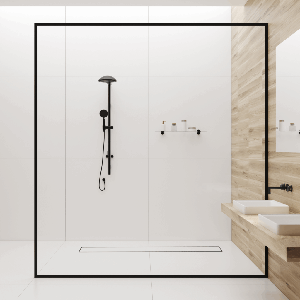 Duplex Standard 2w1 Odpływ liniowy 100 cm dwustronny chrom