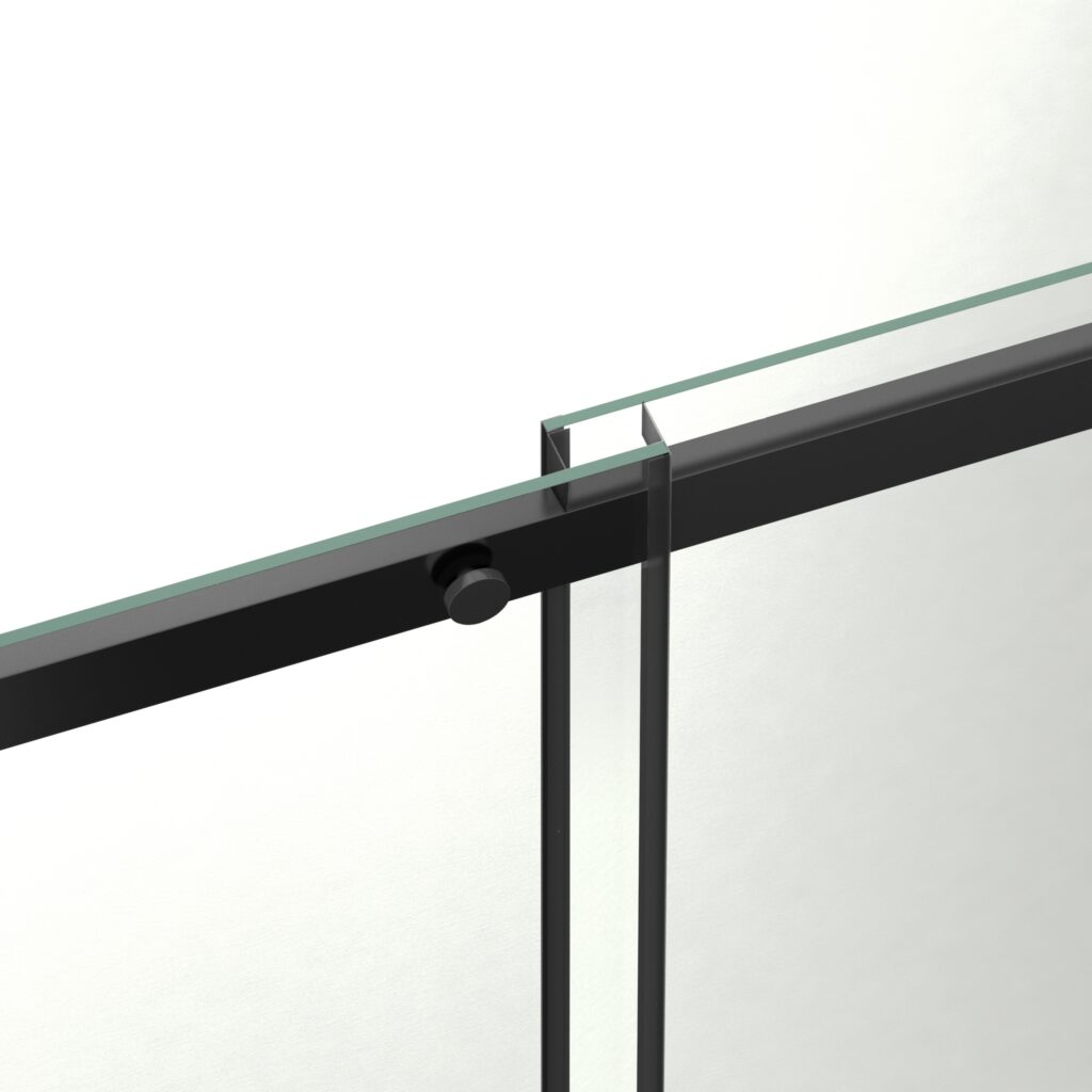 Drzwi prysznicowe rozsuwane Porta – BLACK 120 cm