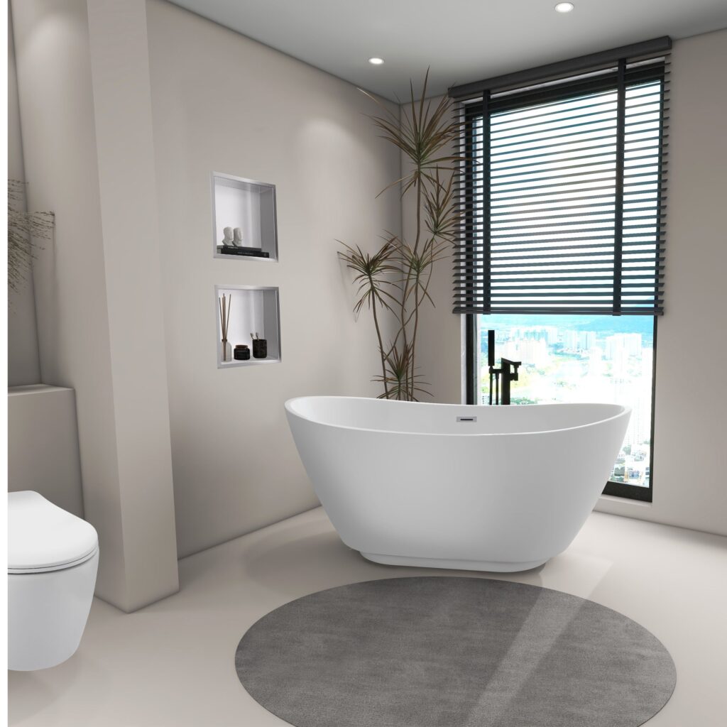 Wanna wolnostojąca PARMA WHITE – 170 x 72 cm