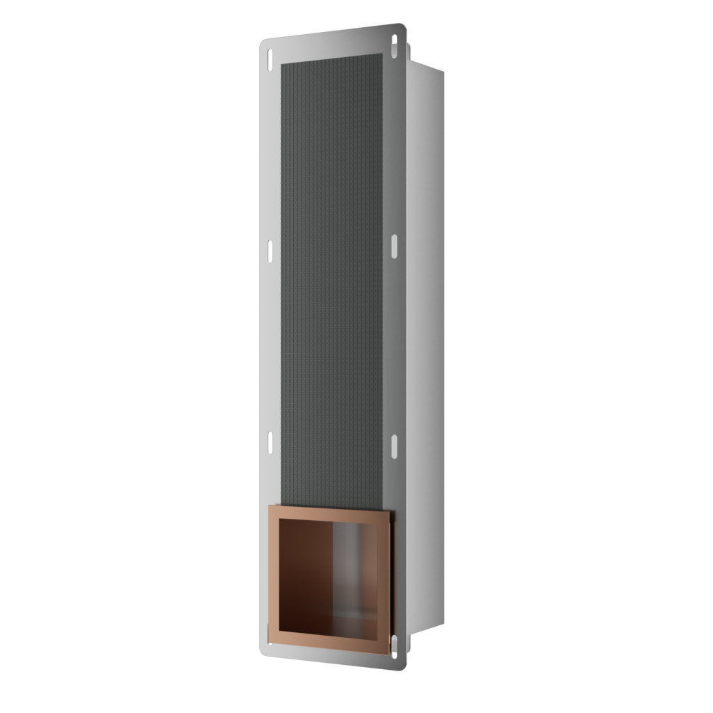 WALL-BOX PAPER 3 Copper – Magazynek na papier miedziany