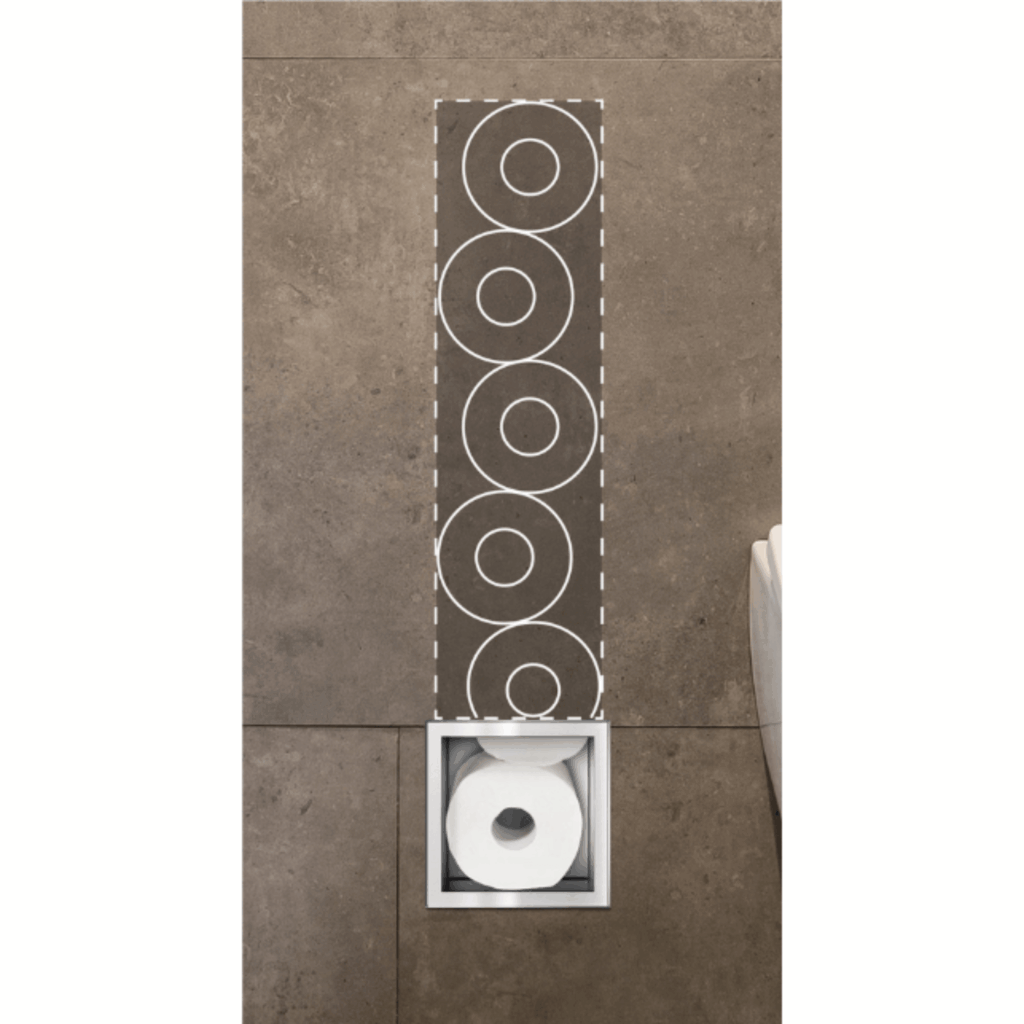 WALL-BOX PAPER 3 – Magazynek na papier INOX