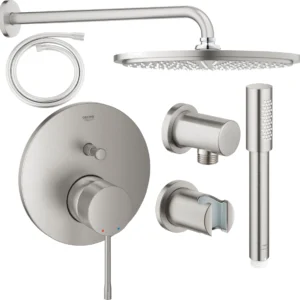 Grohe Essence zestaw prysznicowy podtynkowy PGC-13.1 stal nierdzewna