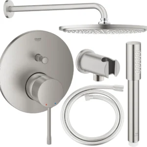 Grohe Essence zestaw prysznicowy podtynkowy PGC-13.2 stal nierdzewna