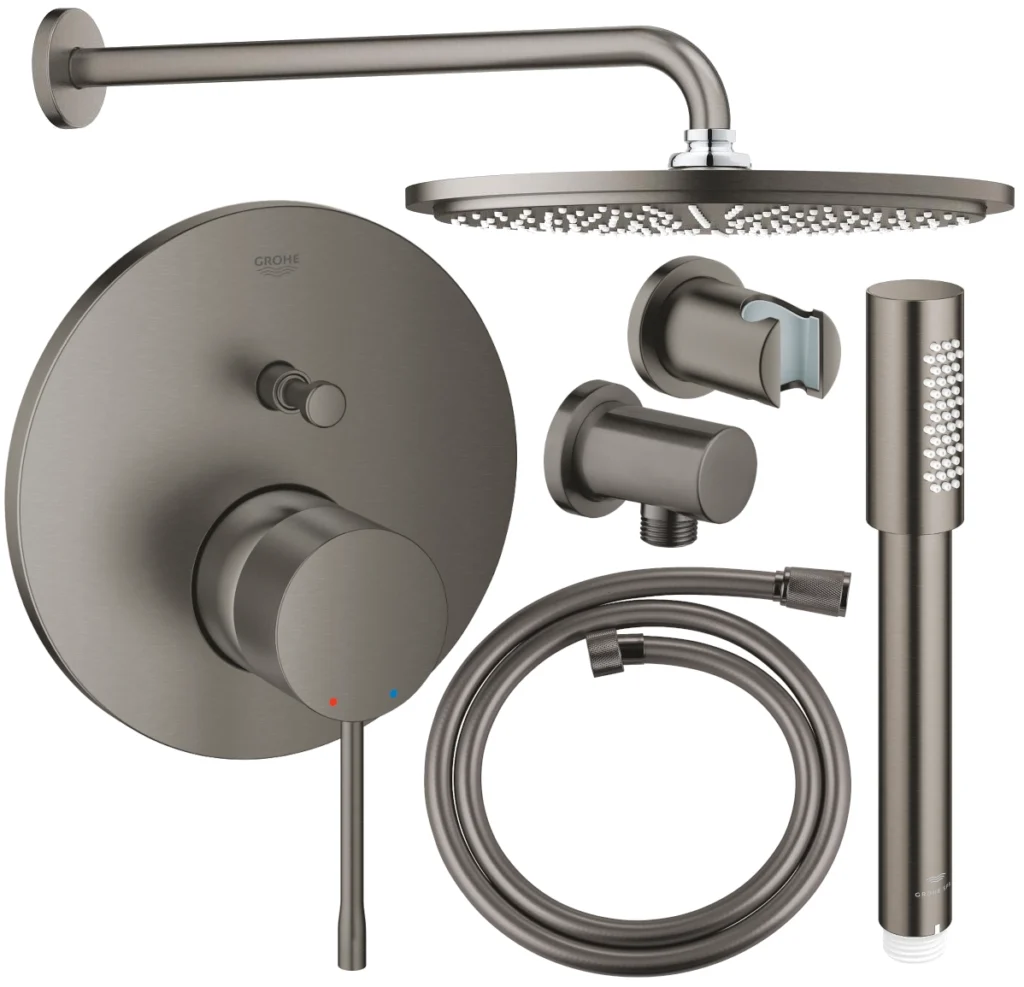 Grohe Essence zestaw prysznicowy podtynkowy PGC-14.1 brushed hard graphite