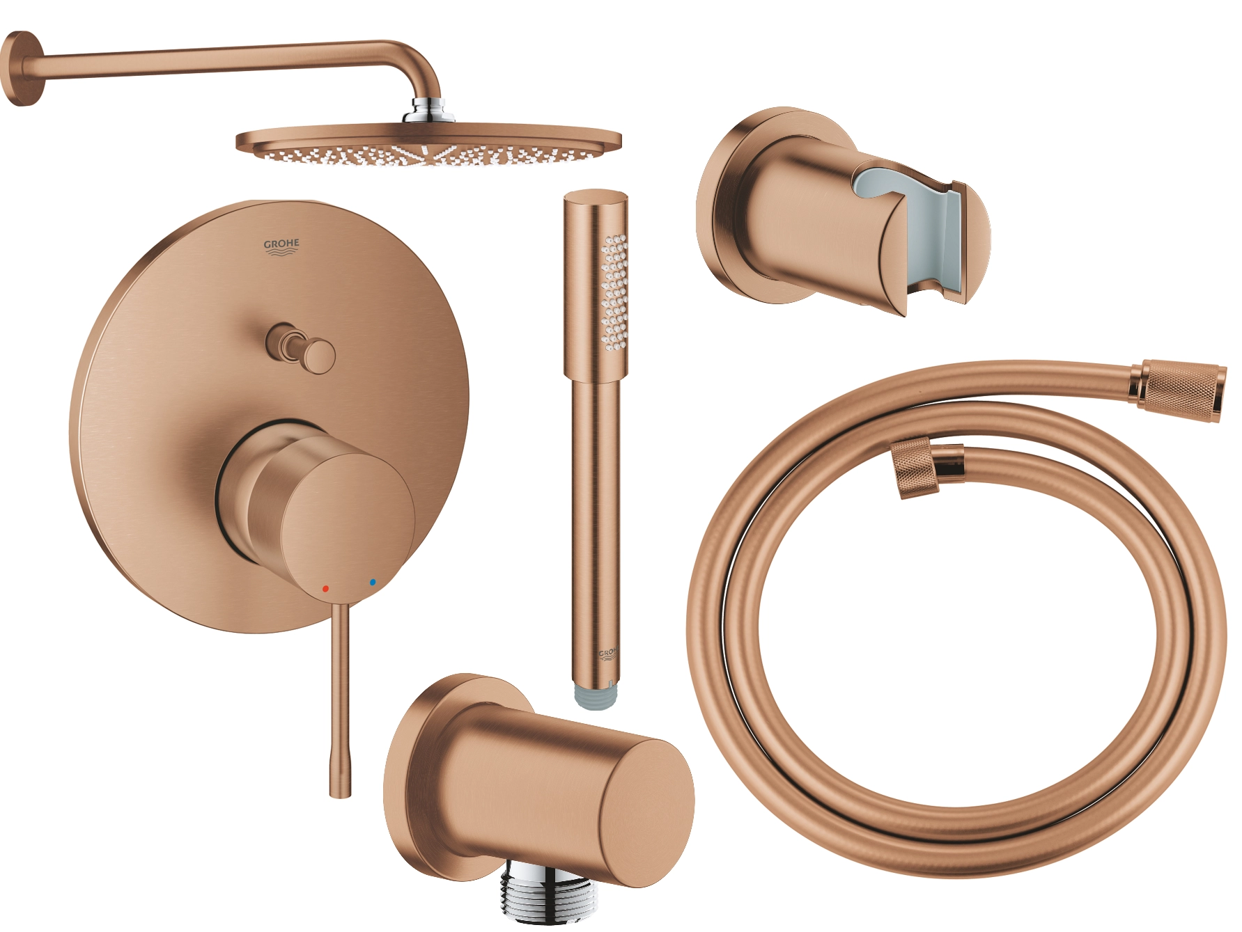 Grohe Essence Professional Zestaw Prysznicowy Brushed Warm Sunset