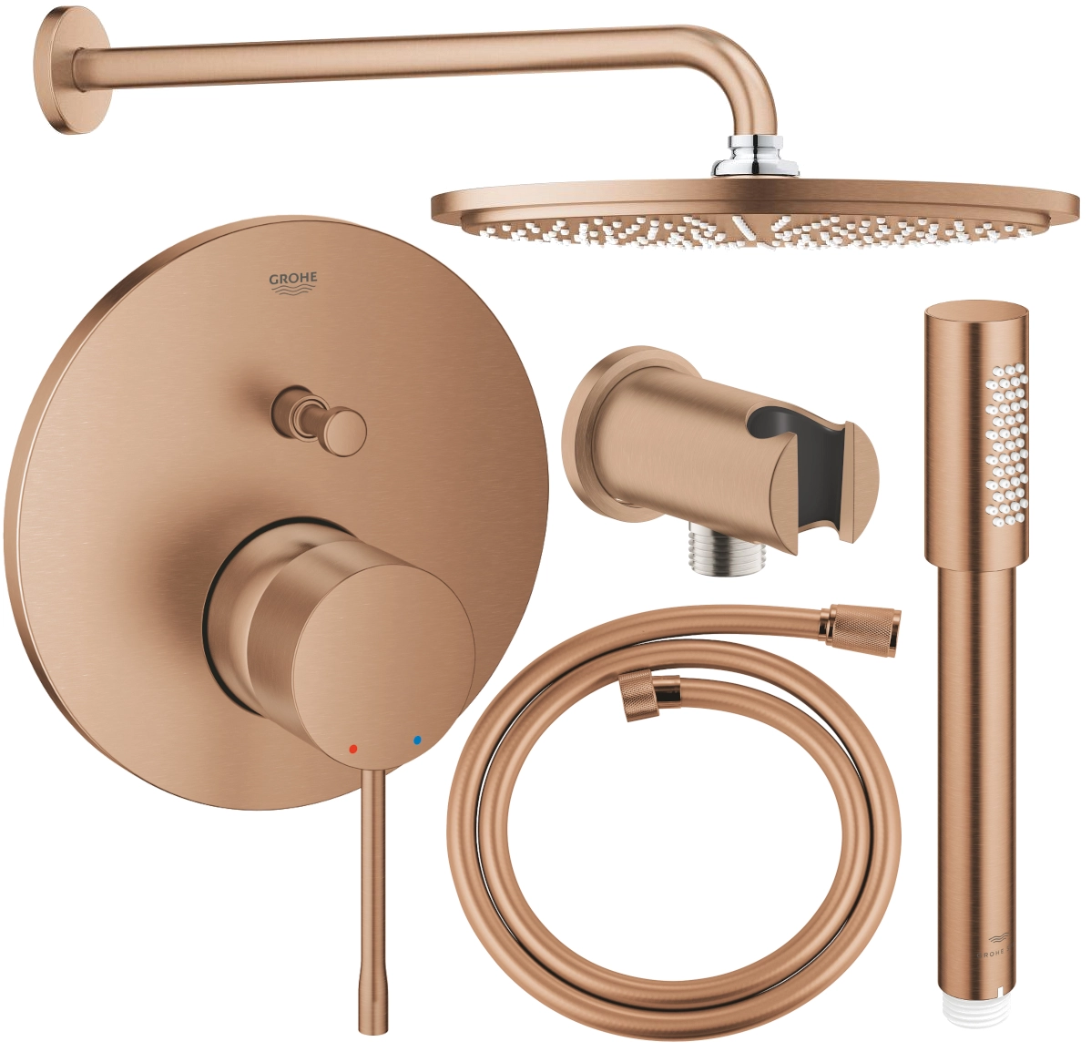 Grohe Essence Professional Zestaw Prysznicowy Brushed Warm Sunset GROHE-PGC-4.5