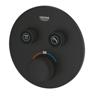 Grohe Grohtherm SmartControl termostatyczny zestaw prysznicowy podtynkowy PGC-18.1 phantom black