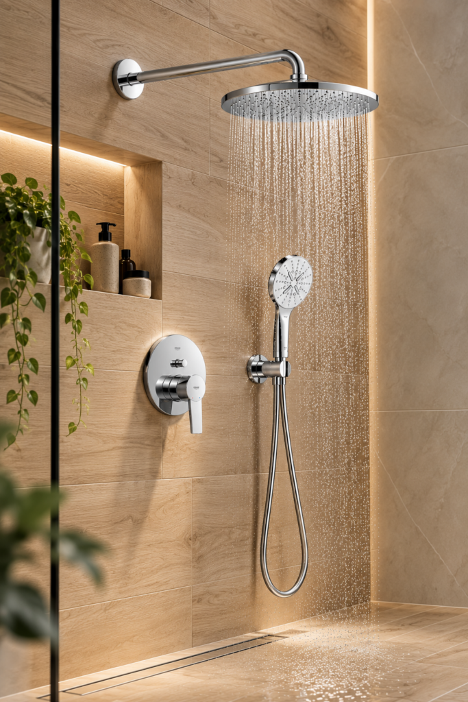 Grohe zestaw prysznicowy podtynkowy z deszczownicą Rainshower Mono 310