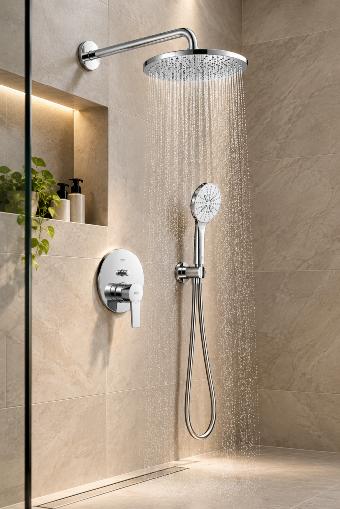 Grohe zestaw prysznicowy podtynkowy z deszczownicą Rainshower Mono 310